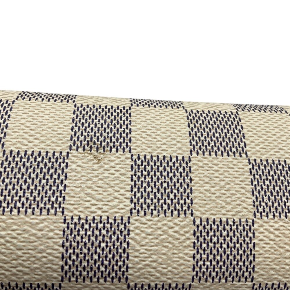 Louis Vuitton Ivory Damier Azur Canvas Cosmetic Pouch - Picture 10 of 16